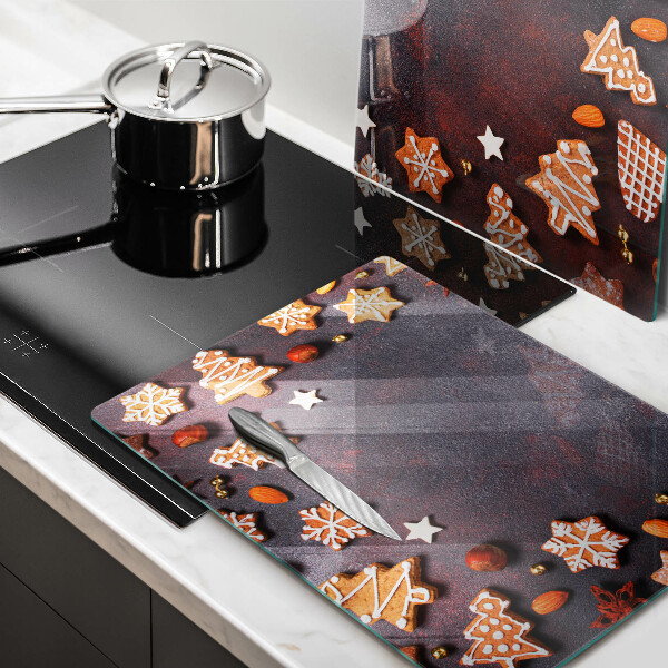 De vidrio templado Navidad de pan de jengibre