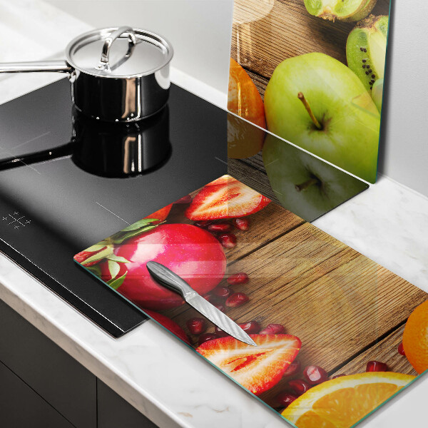 De vidrio templado Fruta fresca