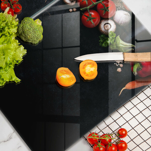 De vidrio templado Verduras coloridas