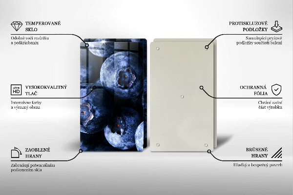 De vidrio templado Cerca de bayas