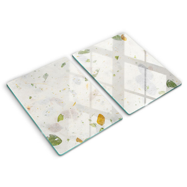 De vidrio templado Hojas cayendo