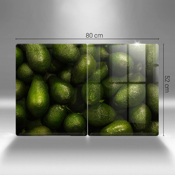 De vidrio templado Fruta de aguacate