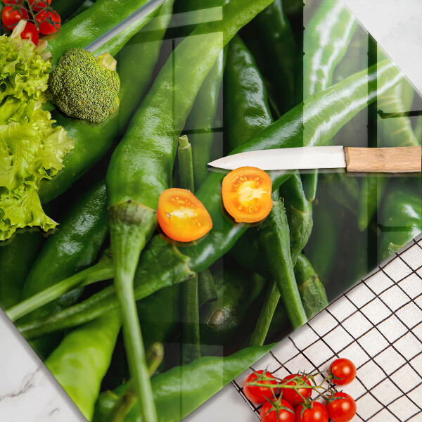 De vidrio templado Vainas de guisantes