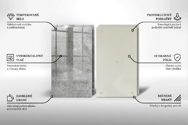 De vidrio templado Textura de hormigón