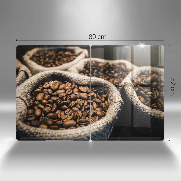 De vidrio templado Bolsas de granos de café