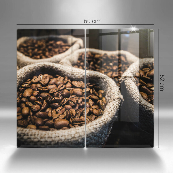 De vidrio templado Bolsas de granos de café