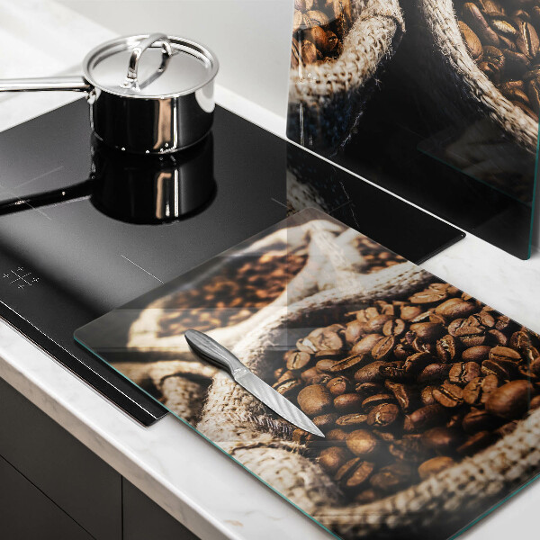 De vidrio templado Bolsas de granos de café