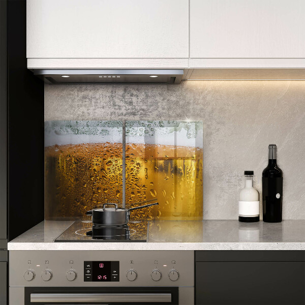 De vidrio templado Vaso de cerveza mojado