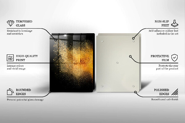 De vidrio templado Especias coloridas