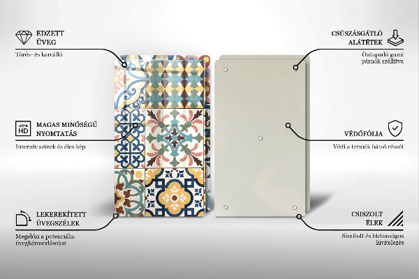 De vidrio templado Azulejos decorativos