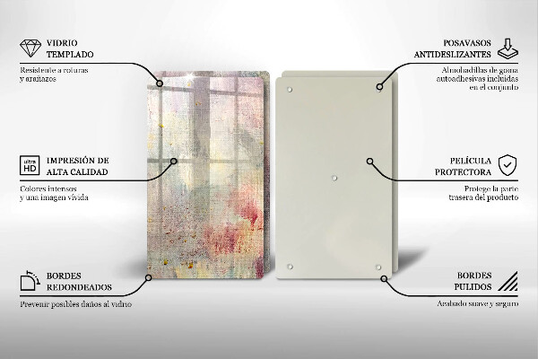 De vidrio templado Fondo de textura de pintura