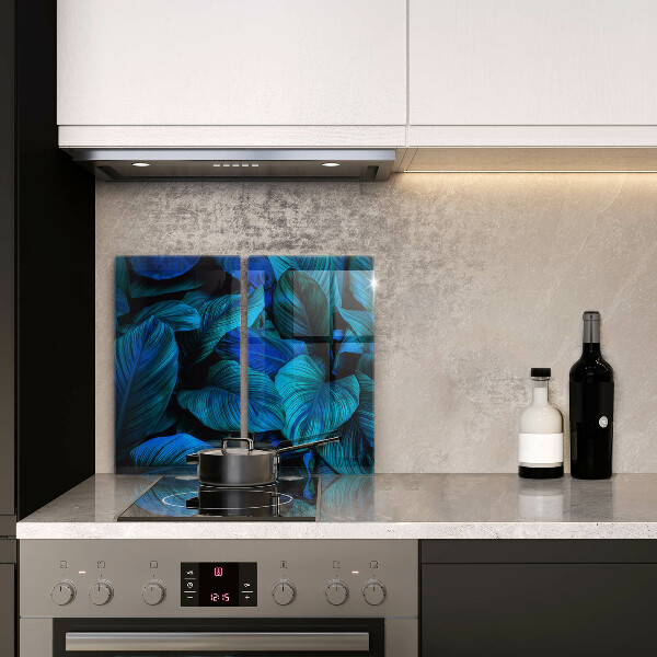 De vidrio templado Hojas de vegetación de la selva