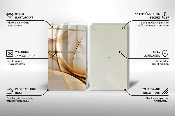 De vidrio templado Formas abstractas