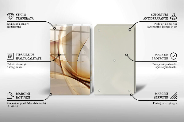 De vidrio templado Formas abstractas