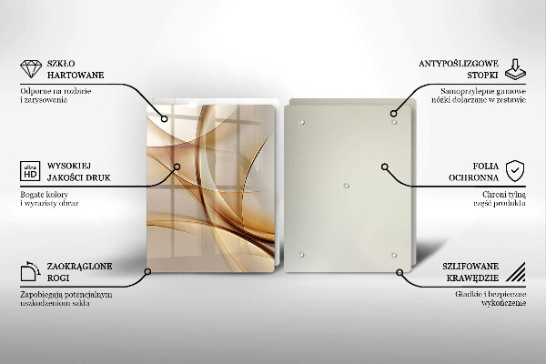 De vidrio templado Formas abstractas