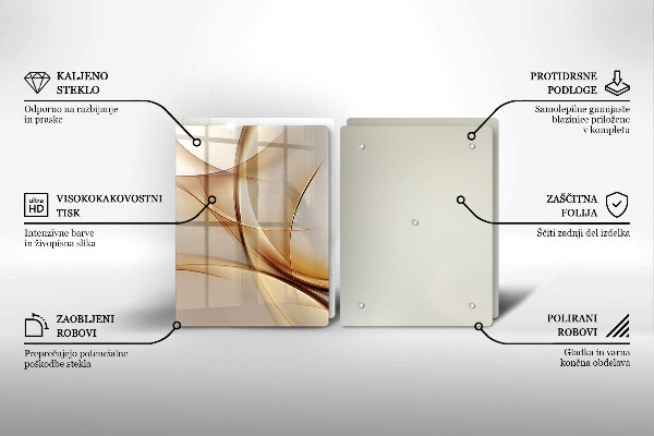 De vidrio templado Formas abstractas