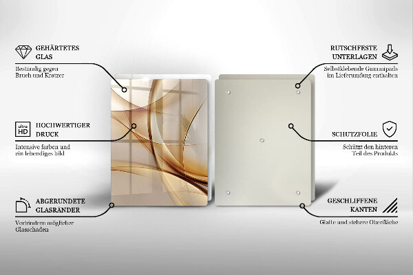 De vidrio templado Formas abstractas