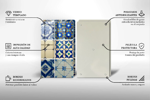 De vidrio templado Azulejos decorativos