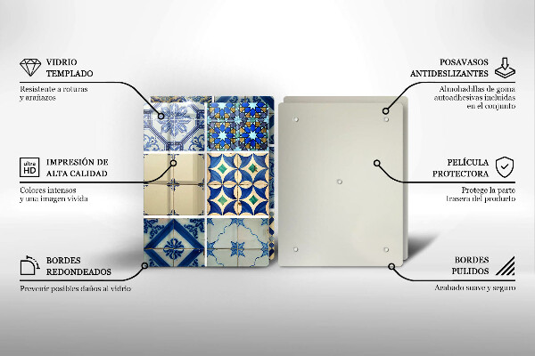 De vidrio templado Azulejos decorativos