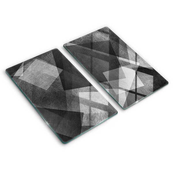 De vidrio templado Abstracción geométrica