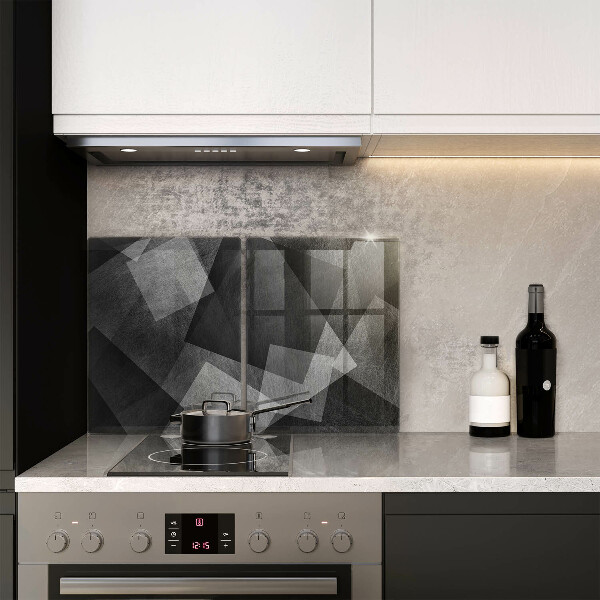 De vidrio templado Abstracción geométrica