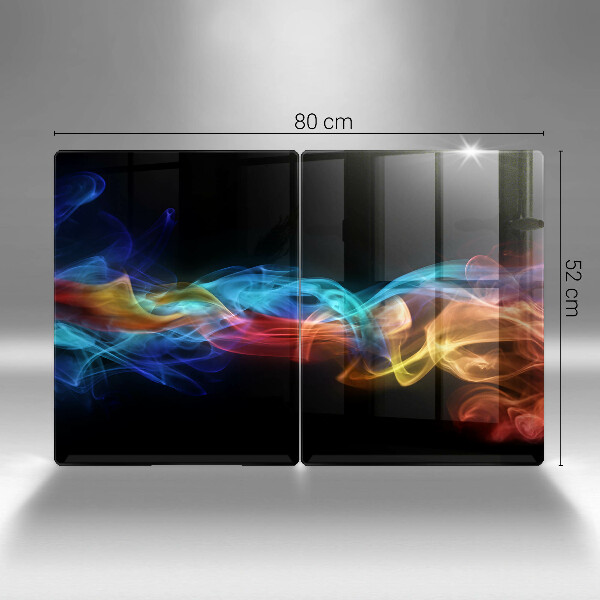 De vidrio templado Humo colorido