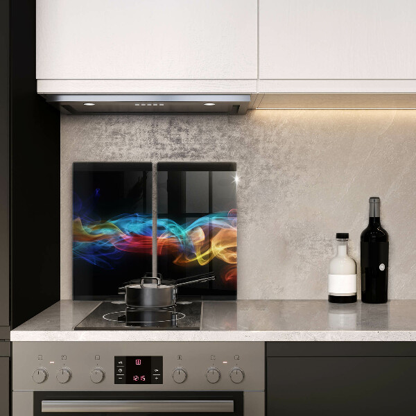 De vidrio templado Humo colorido