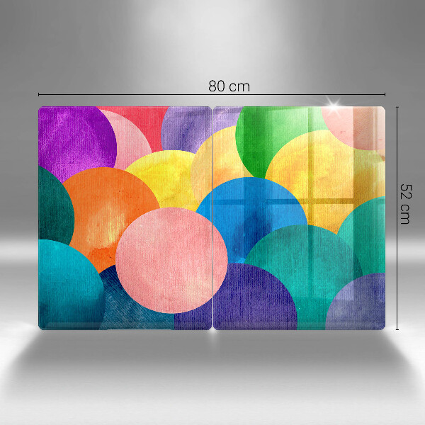 De vidrio templado Círculos de colores