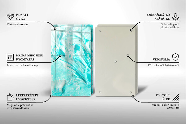 De vidrio templado Pinturas de abstraccion