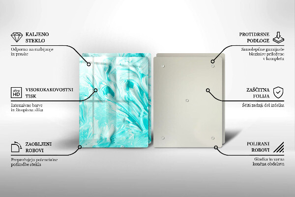 De vidrio templado Pinturas de abstraccion