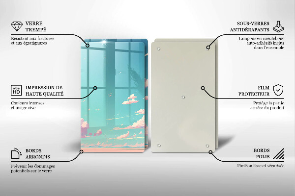 De vidrio templado El cielo de cuento de hadas