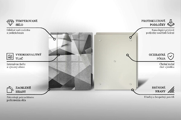 De vidrio templado Abstracción nítida concreta