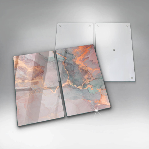 De vidrio templado Mármol con oro