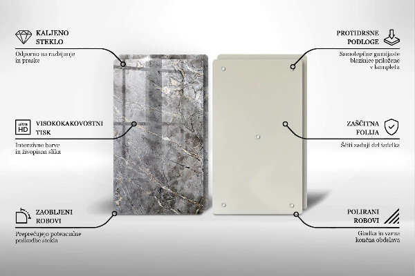 De vidrio templado Textura de piedra