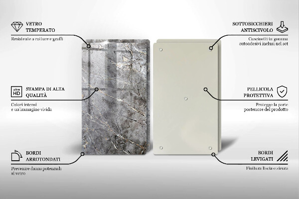 De vidrio templado Textura de piedra