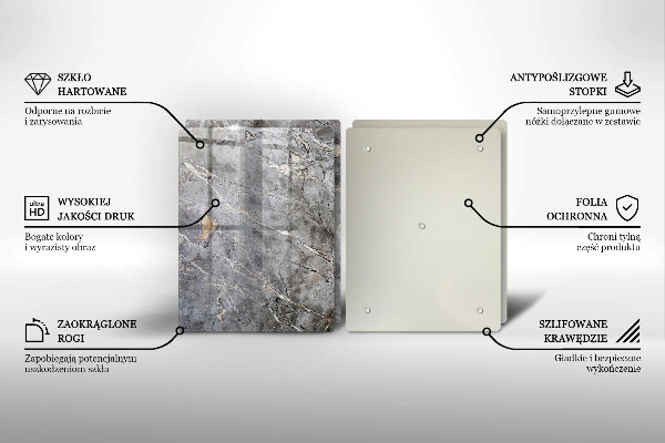 De vidrio templado Textura de piedra