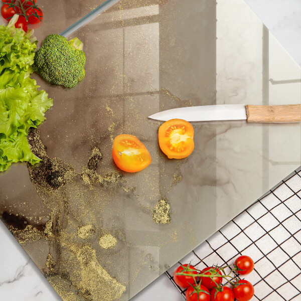 De vidrio templado Abstracción de oro