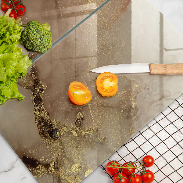 De vidrio templado Abstracción de oro