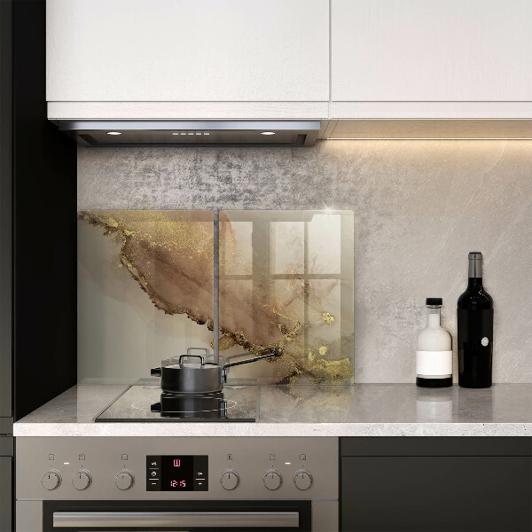 De vidrio templado Abstracción de oro