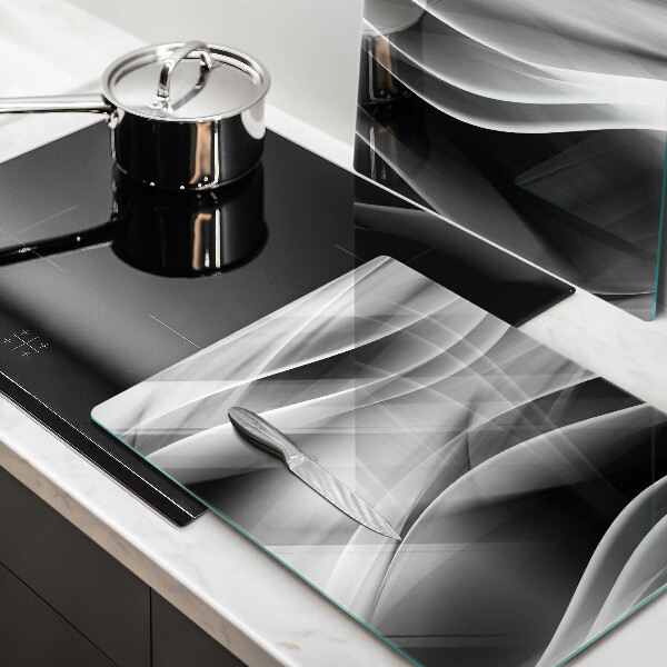 De vidrio templado Líneas suaves de abstracción