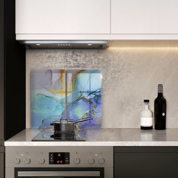 De vidrio templado Piedra dorada agrietada