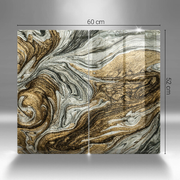 De vidrio templado Rica abstracción