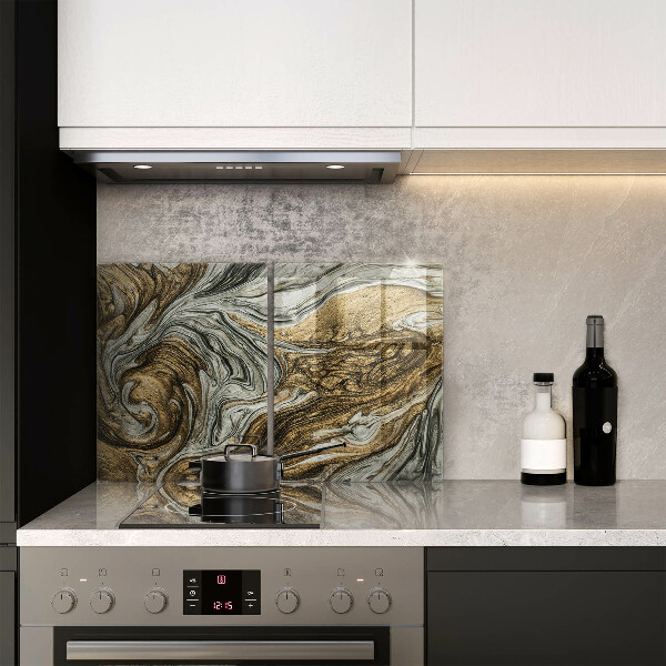 De vidrio templado Rica abstracción