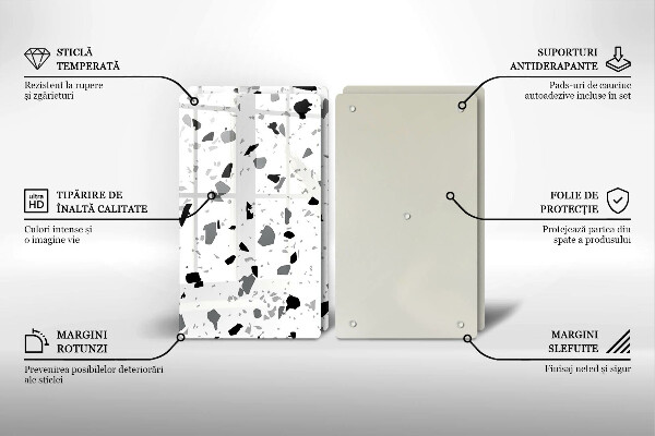 De vidrio templado Gres decorativo