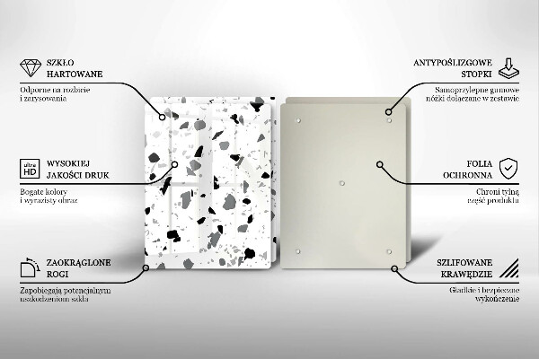 De vidrio templado Gres decorativo