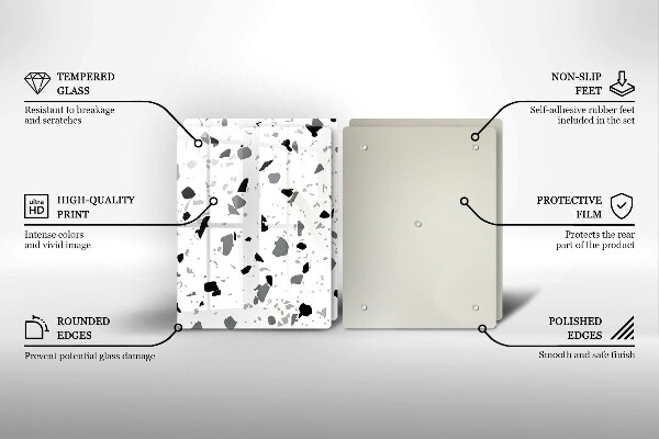 De vidrio templado Gres decorativo