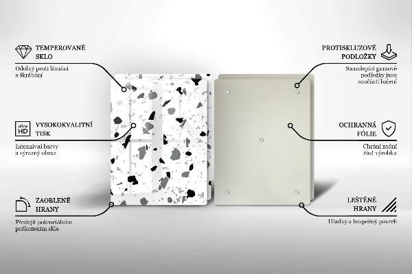 De vidrio templado Gres decorativo