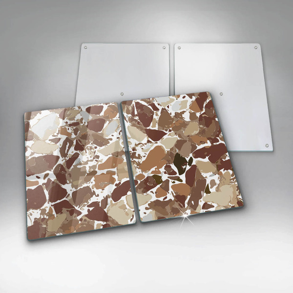 De vidrio templado Manchas decorativas de piedra