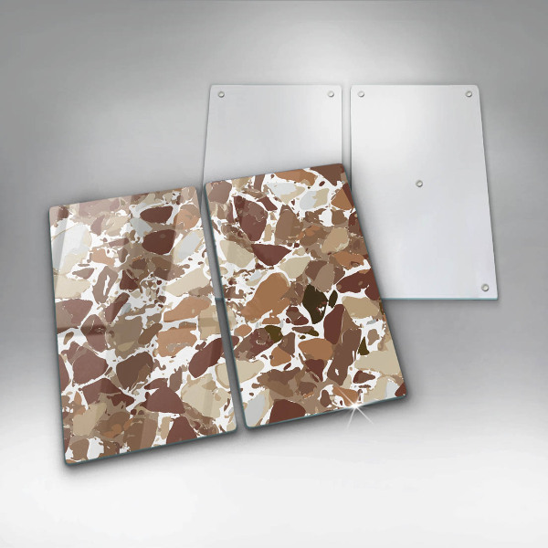 De vidrio templado Manchas decorativas de piedra