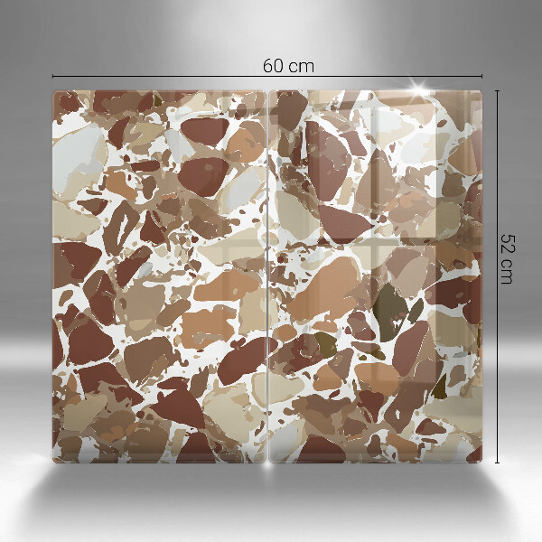 De vidrio templado Manchas decorativas de piedra